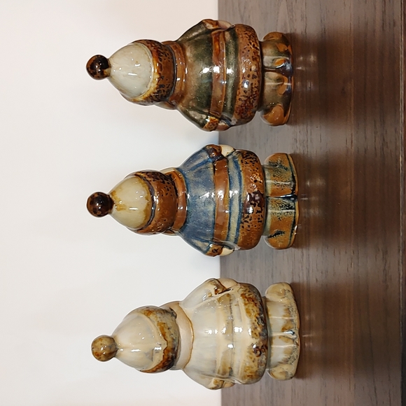 Vintage Glazed Pottery Ceramic Santa Claus Christmas Decor - Picture 5 of 9